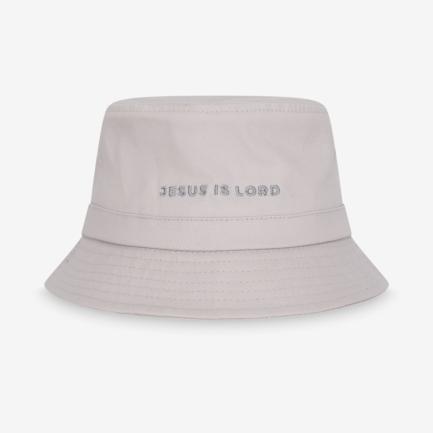 JESUS IS LORD GREIGE BUCKET HAT